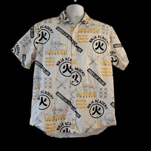 Naturo Shippuden Button Front Shirt XL